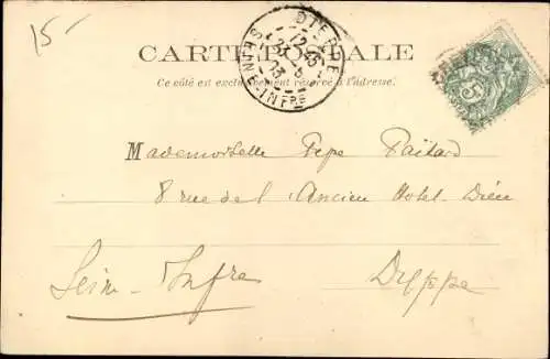 Ak Créteil Val de Marne, La Mairie