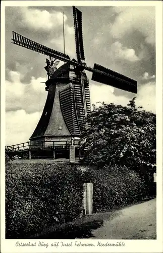 Ak Burg auf der Insel Fehmarn, Nordermühle