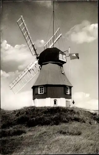 Ak Süddorf auf Amrum, Windmühle