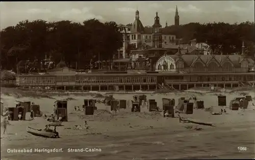 Ak Ostseebad Heringsdorf auf Usedom, Strandcasino