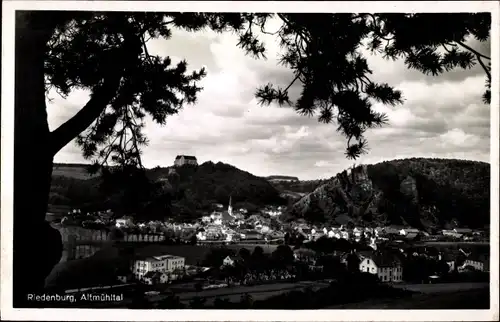 Ak Riedenburg in Niederbayern, Altmühltal, Panorama