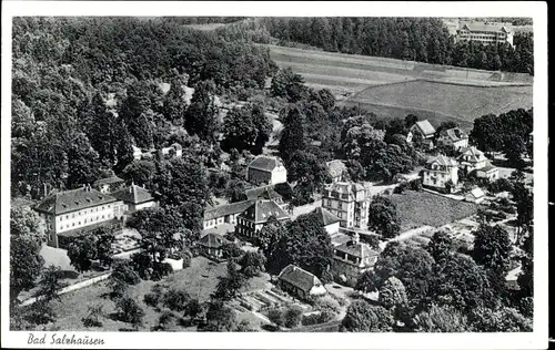 Ak Bad Salzhausen Nidda in Hessen, Fliegeraufnahme