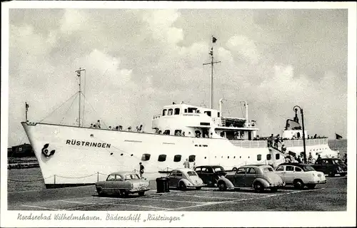 Ak Wilhelmshaven in Niedersachsen, Bäderschiff Rüstringen