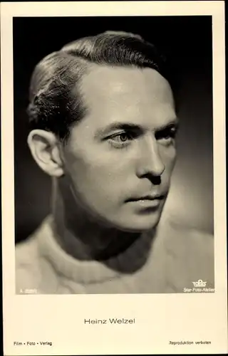 Ak Schauspieler Heinz Welzel, Portrait