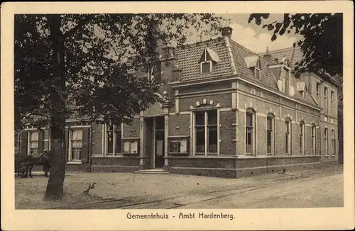 Ak Ambt Hardenberg Overijssel Niederlande, Gemeentehuis
