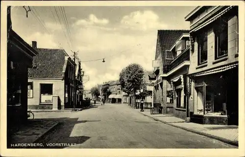 Ak Hardenberg Overijssel Niederlande, Voorstraat, Geschäfte