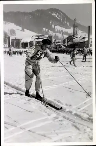 Foto Wintersport, Skilangläufer Karl ?, Innsbruck, 18 km