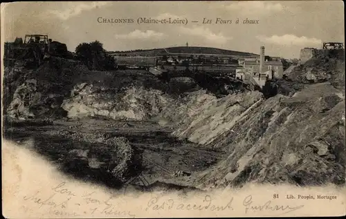 Ak Chalonnes Maine et Loire, Les Fours a chaux