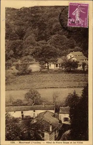 Ak Mervent Vendée, Hotel de Pierre Brune et les Villas