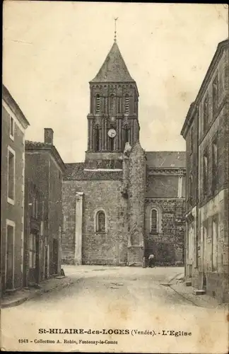 Ak Saint Hilaire des Loges Vendée, L'Eglise