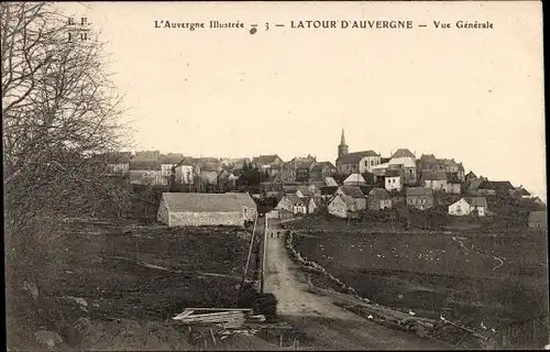 Ak La Tour d'Auvergne Puy de Dôme, Vue generale