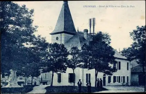 Ak Oyonnax Ain, Hotel de Ville et un Coin du Parc