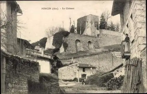 Ak Poncin Ain, Le Chateau