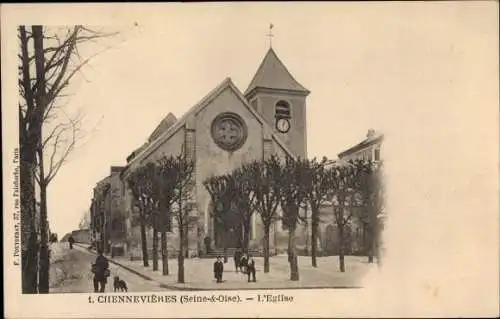 Ak Chennevières Val de Marne, L'Eglise