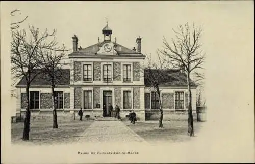 Ak Chennevières sur Marne Val de Marne, La Mairie