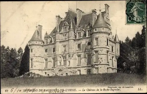 Ak Bagnoles de l'Orne, Le Chateau de la Roche Bagnole