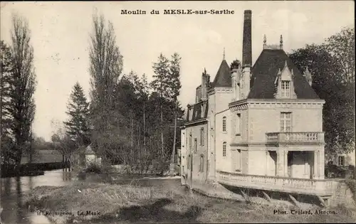 Ak Mesle Mele sur Sarthe Orne, Moulin