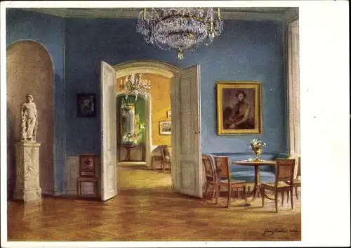 Künstler Ak Huth, F., Wrocław Breslau Schlesien, Aus dem Schloss, Friedrich Wilhelm III.