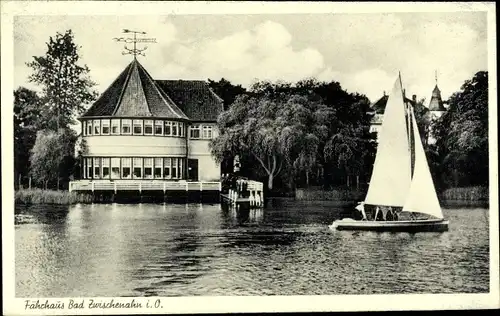 Ak Bad Zwischenahn, Fährhaus, Restaurant Café, Boot, Bes. G. Brinkmeyer