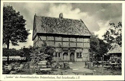 Ak Bad Zwischenahn, Bauernhaus Spiekerwirtschaft, Inh. Hans Harms