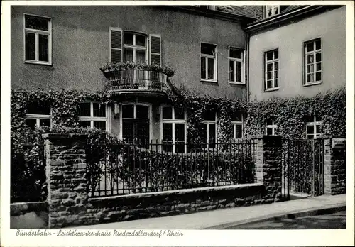 Ak Niederdollendorf Königswinter am Rhein, Bundesbahn Leichtkrankenhaus