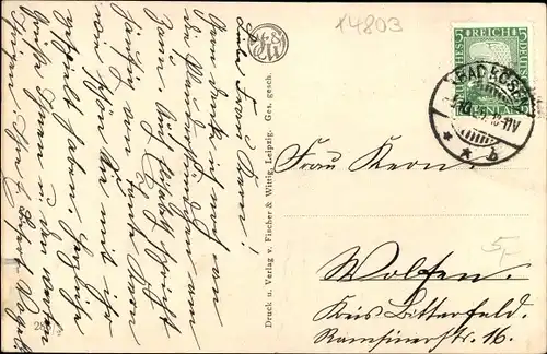 Ak Bad Kösen Naumburg an der Saale, Kirche, Teilansicht