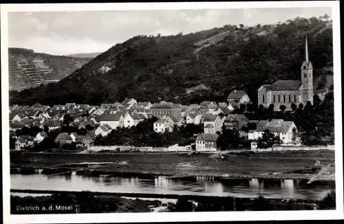 Ak Dieblich an der Mosel, Gesamtansicht