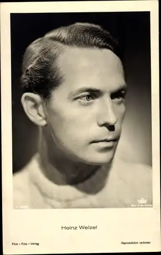 Ak Schauspieler Heinz Welzel, Portrait