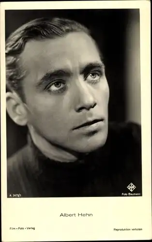 Ak Schauspieler Albert Hehn, Portrait, Ufa Film