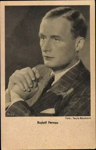 Ak Schauspieler Rudolf Fernau, Portrait