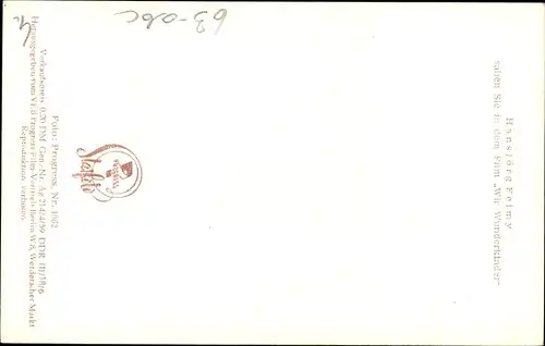 Ak Schauspieler Hansjörg Felmy, Portrait, Wir Wunderkinder