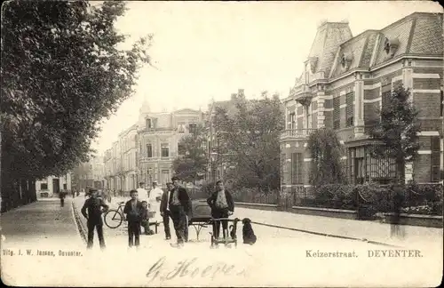 Ak Deventer Overijssel Niederlande, Keizerstraat