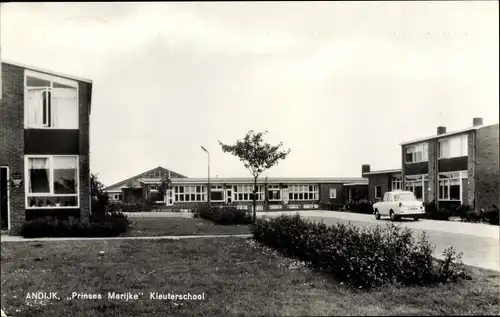 Ak Andijk Medemblik Nordholland Niederlande, Prinses Marijke Kleuterschool