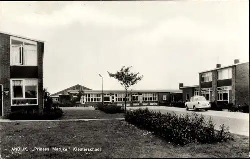 Ak Andijk Medemblik Nordholland Niederlande, Prinses Marijke Kleuterschool