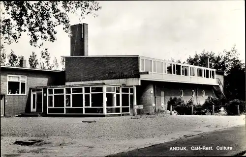 Ak Andijk Medemblik Nordholland Niederlande, Cafe-Rest Cultura