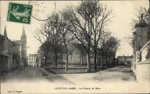 Ak Le Puy Notre Dame Maine et Loire, Le Champ de Mars