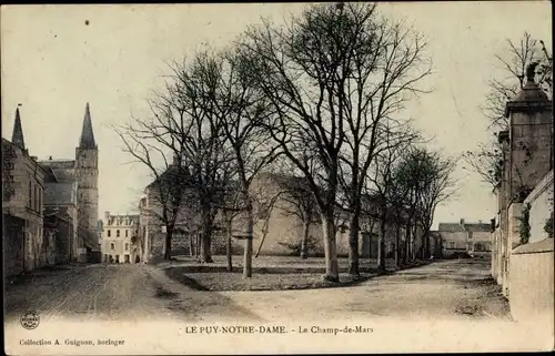 Ak Le Puy Notre Dame Maine et Loire, Le Champ de Mars