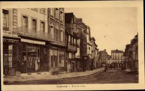 Ak Lisieux Calvados, Rue de Caen