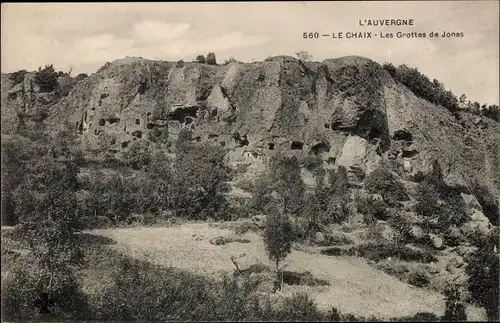 Ak Saint Pierre Colamine Puy de Dôme, Le Chaix, Les Grottes de Jonas