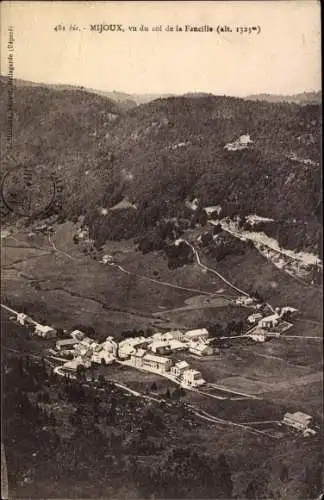 Ak Mijoux Ain, Vu du col de la Fancille