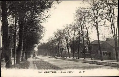 Ak Créteil Val de Marne, Route d'Alfort