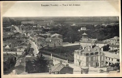 Ak Luçon Vendée, Vue a vol d'oiseau