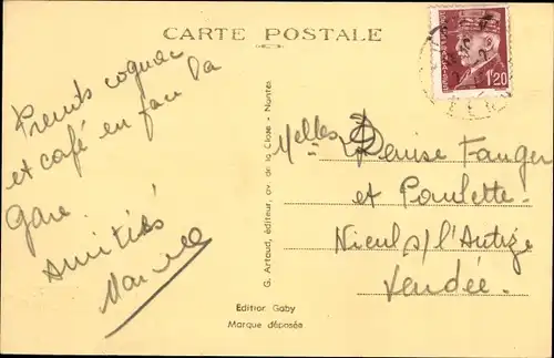 Ak Luçon Vendée, La Poste