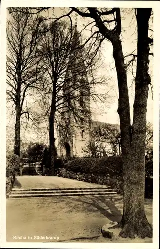 Ak Süderbrarup in Angeln, Kirche, Das schöen Angeln, Nr. 183a