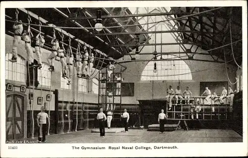 Ak Dartmouth Devon England, The Gymnasium Royal Naval College