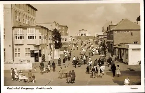 Ak Nordseebad Wangerooge in Ostfriesland, Zedeliusstraße