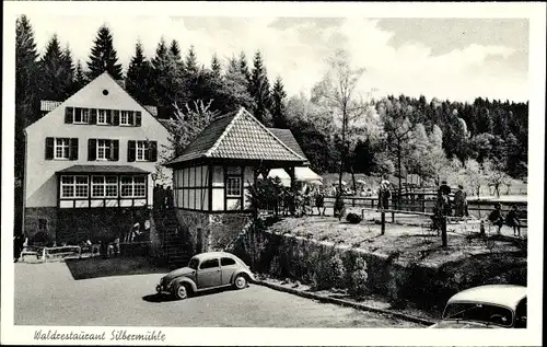 Ak Leopoldstal Horn Bad Meinberg am Teutoburger Wald, Gasthof Silbermühle v. W. Schäfer