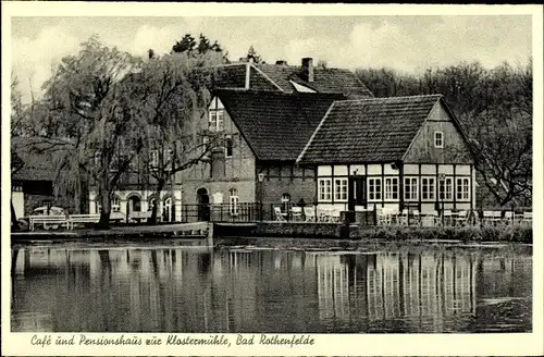 Ak Bad Rothenfelde am Teutoburger Wald, Café und Pensionshaus zur Klostermühle