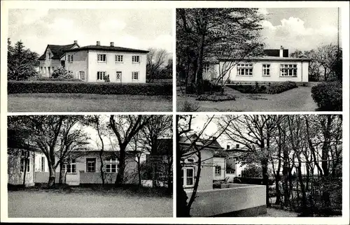 Ak Nebel auf der Insel Amrum Nordfriesland, Schullandheim Honigparadies