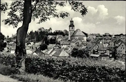 Ak Simmern im Hunsrück, Teilansicht des Ortes